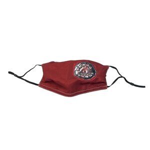 Reusable Red Face Mask With Adjustable Straps & PM2.5 Filter Pocket Iron Man Ins